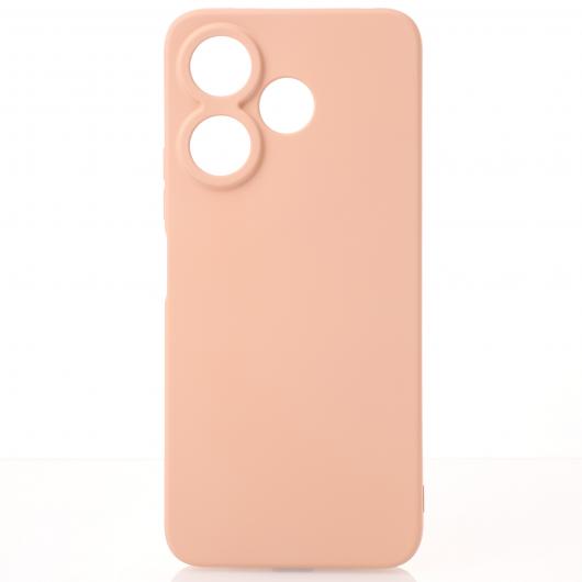 Силиконовый чехол SOFT Silicone Case для Xiaomi Redmi 13 (без лого) пудра