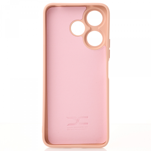 Силиконовый чехол SOFT Silicone Case для Xiaomi Redmi 13 (без лого) пудра