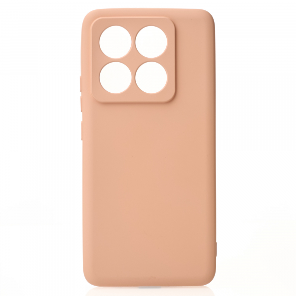 Силиконовый чехол SOFT Silicone Case для Xiaomi 14T Pro (без лого) пудра