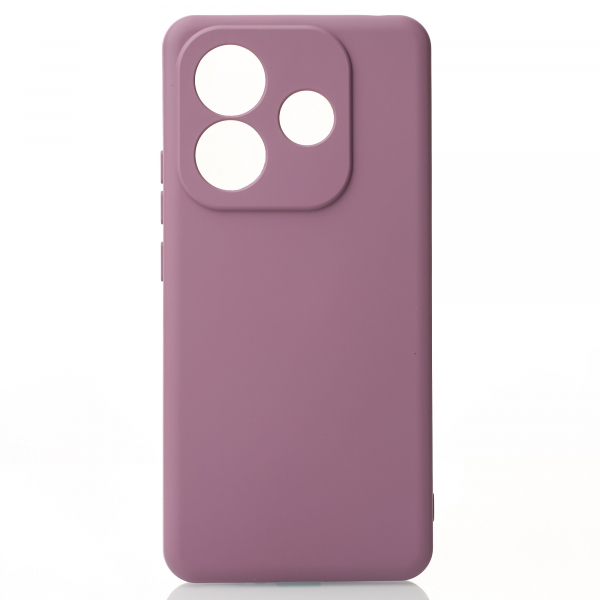 Силиконовый чехол SOFT Silicone Case для Xiaomi Redmi Note 14 5G Global (без лого) лаванда