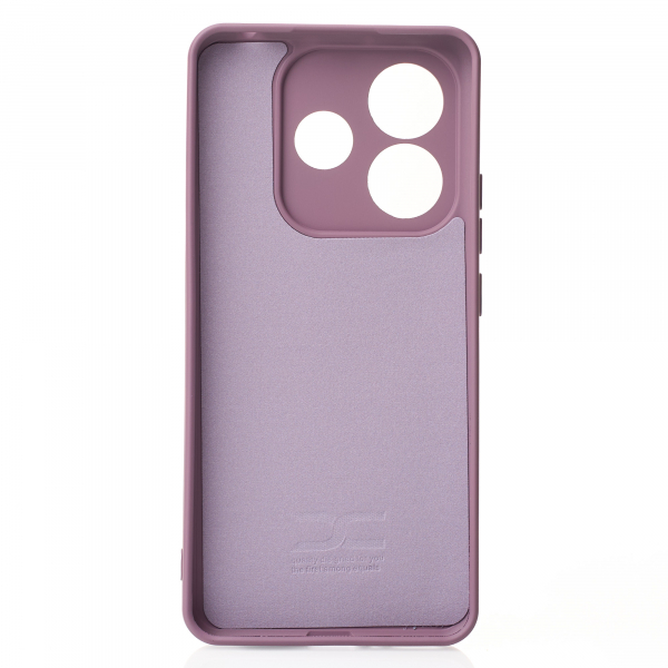 Силиконовый чехол SOFT Silicone Case для Xiaomi Redmi Note 14 5G Global (без лого) лаванда