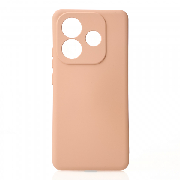 Силиконовый чехол SOFT Silicone Case для Xiaomi Redmi Note 14 5G Global (без лого) пудра