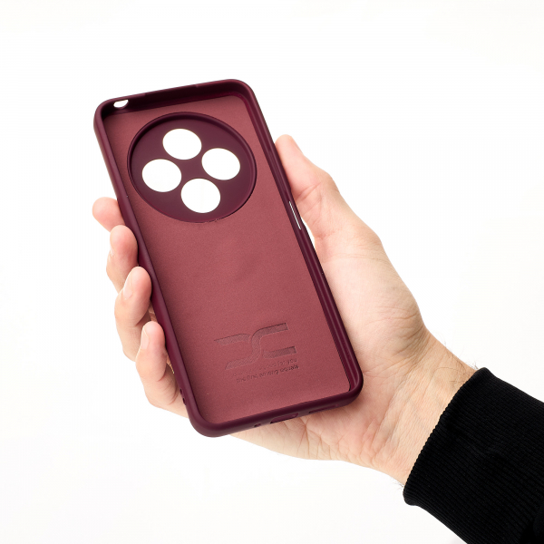 Силиконовый чехол SOFT Silicone Case для Xiaomi Redmi A3 Pro / Redmi A4 5G (без лого) бордовый