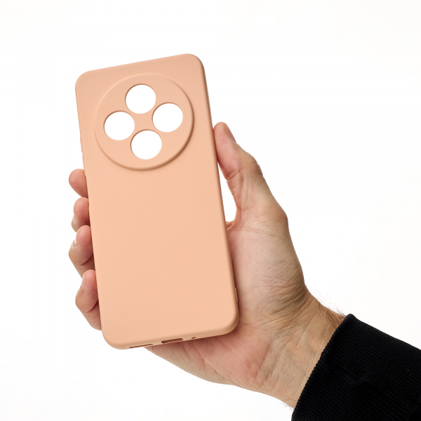 Силиконовый чехол SOFT Silicone Case для Xiaomi Redmi A3 Pro / Redmi A4 5G (без лого) пудра