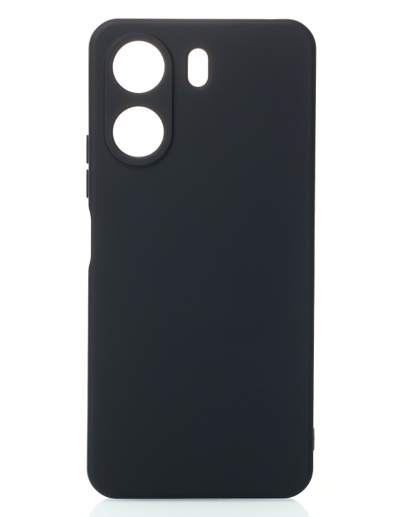 Силиконовый чехол SOFT Silicone Case для Xiaomi Redmi 13C 4G / Poco C65 (без лого) черный