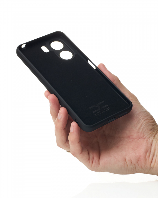 Силиконовый чехол SOFT Silicone Case для Xiaomi Redmi 13C 4G / Poco C65 (без лого) черный