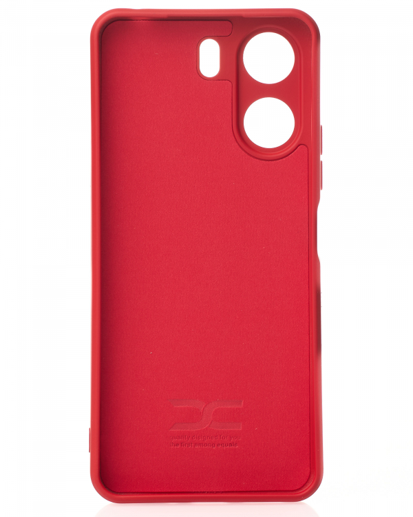 Силиконовый чехол SOFT Silicone Case для Xiaomi Redmi 13C 4G / Poco C65 (без лого) красный