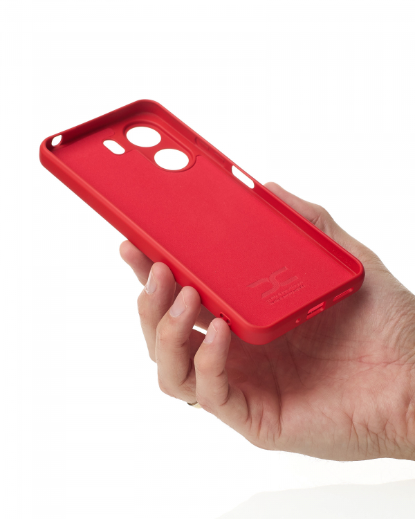 Силиконовый чехол SOFT Silicone Case для Xiaomi Redmi 13C 4G / Poco C65 (без лого) красный