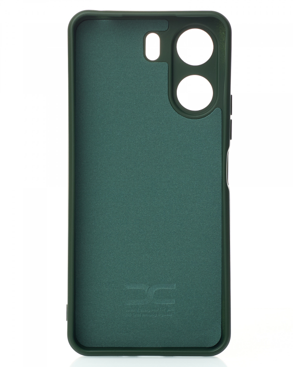 Силиконовый чехол SOFT Silicone Case для Xiaomi Redmi 13C 4G / Poco C65 (без лого) темно-зеленый