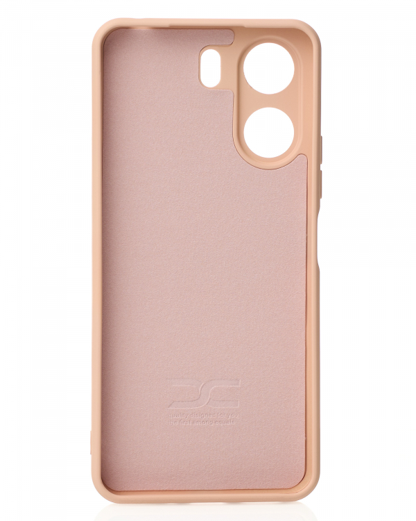 Силиконовый чехол SOFT Silicone Case для Xiaomi Redmi 13C 4G / Poco C65 (без лого) пудра