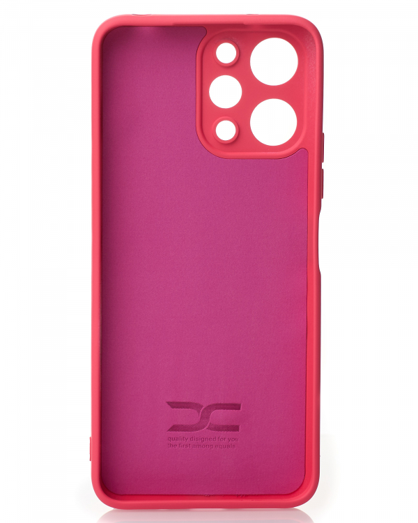 Силиконовый чехол SOFT Silicone Case для Xiaomi Redmi 12 (без лого) малиновый