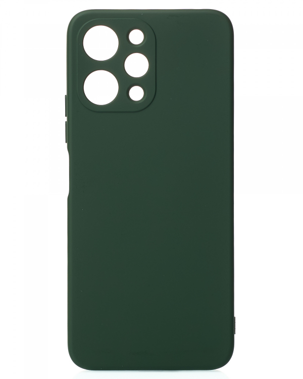 Силиконовый чехол SOFT Silicone Case для Xiaomi Redmi 12 (без лого) темно-зеленый