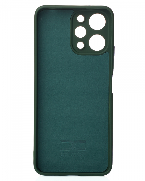 Силиконовый чехол SOFT Silicone Case для Xiaomi Redmi 12 (без лого) темно-зеленый