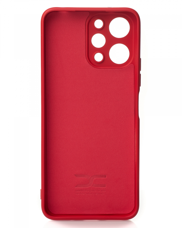 Силиконовый чехол SOFT Silicone Case для Xiaomi Redmi 12 (без лого) красный