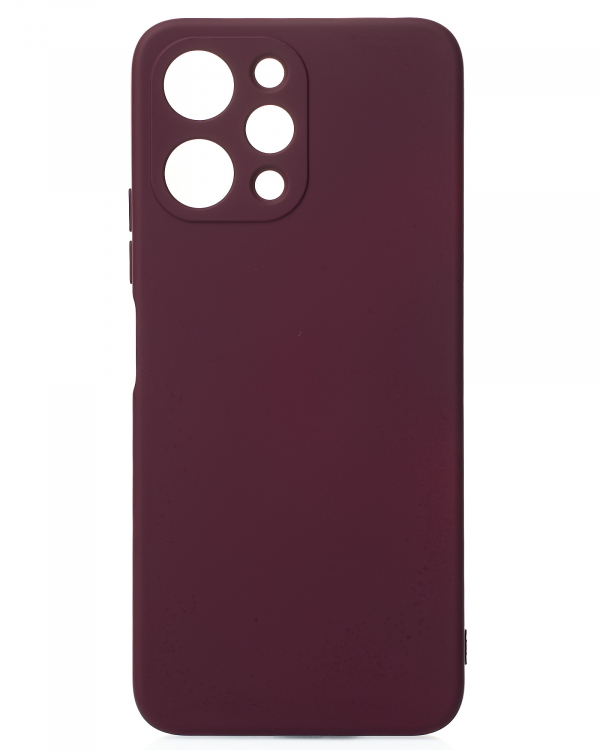 Силиконовый чехол SOFT Silicone Case для Xiaomi Redmi 12 (без лого) бордовый