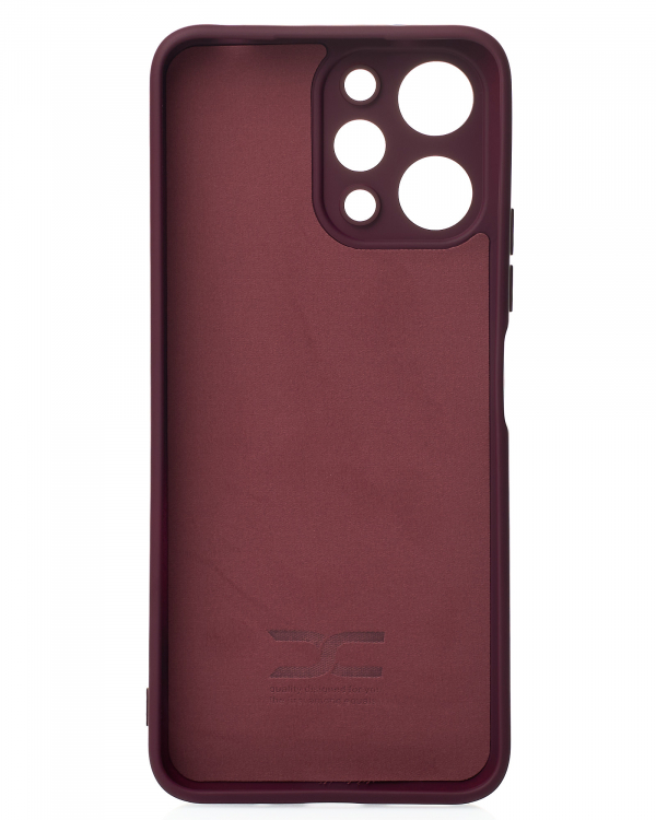 Силиконовый чехол SOFT Silicone Case для Xiaomi Redmi 12 (без лого) бордовый