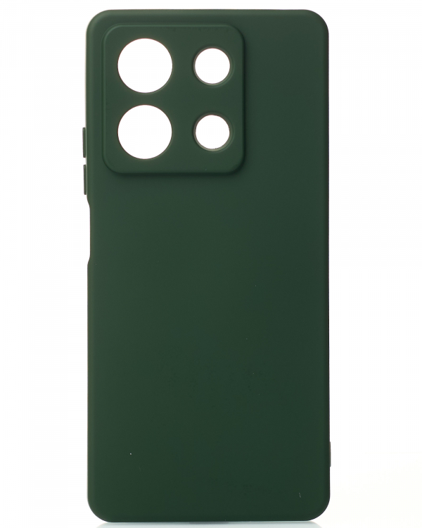 Силиконовый чехол SOFT Silicone Case для Xiaomi Redmi Note 13 5G (без лого) темно-зеленый
