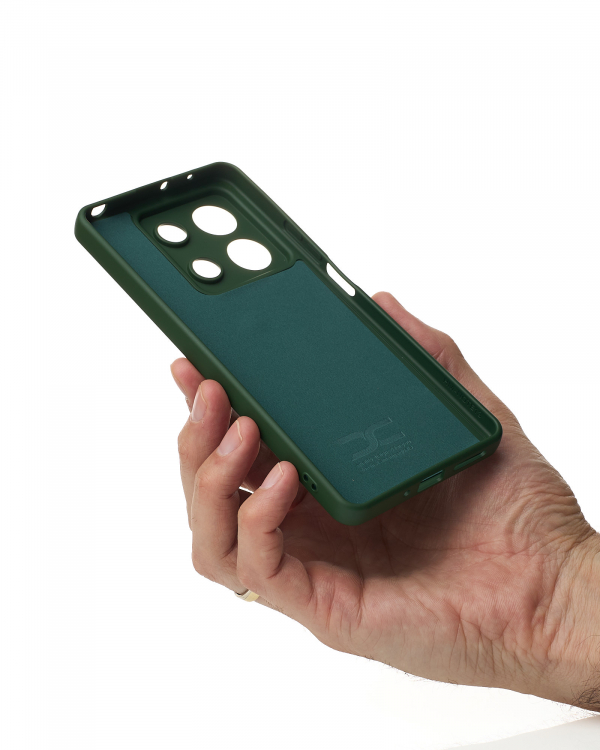 Силиконовый чехол SOFT Silicone Case для Xiaomi Redmi Note 13 5G (без лого) темно-зеленый