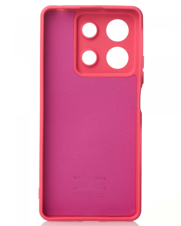 Силиконовый чехол SOFT Silicone Case для Xiaomi Redmi Note 13 5G (без лого) малиновый