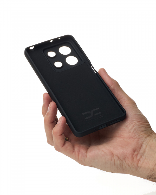 Силиконовый чехол SOFT Silicone Case для Xiaomi Redmi Note 13 5G (без лого) черный