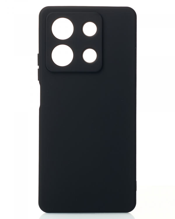 Силиконовый чехол SOFT Silicone Case для Xiaomi Redmi Note 13 5G (без лого) черный