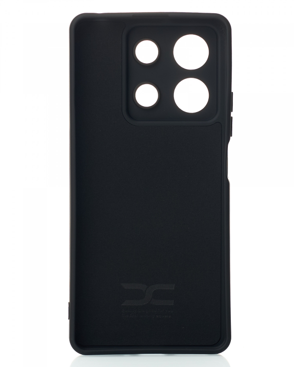Силиконовый чехол SOFT Silicone Case для Xiaomi Redmi Note 13 5G (без лого) черный