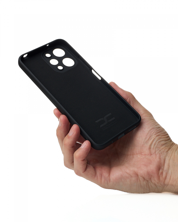 Силиконовый чехол SOFT Silicone Case для Xiaomi Redmi 12 (без лого) черный