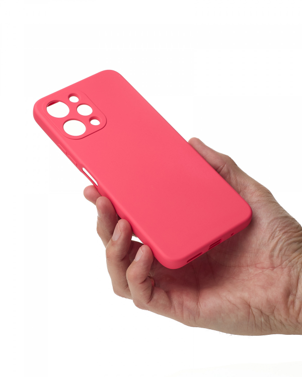 Силиконовый чехол SOFT Silicone Case для Xiaomi Redmi 12 (без лого) малиновый