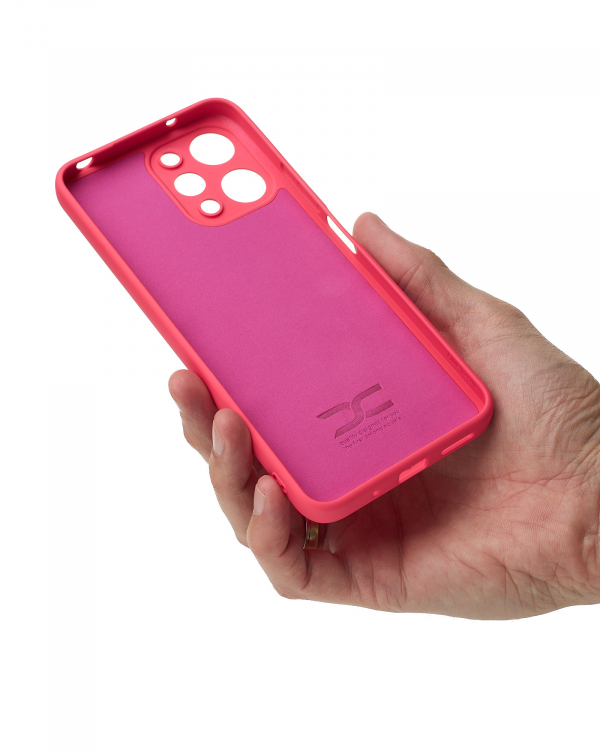 Силиконовый чехол SOFT Silicone Case для Xiaomi Redmi 12 (без лого) малиновый