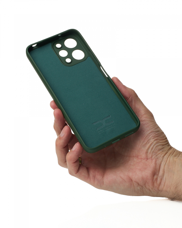 Силиконовый чехол SOFT Silicone Case для Xiaomi Redmi 12 (без лого) темно-зеленый