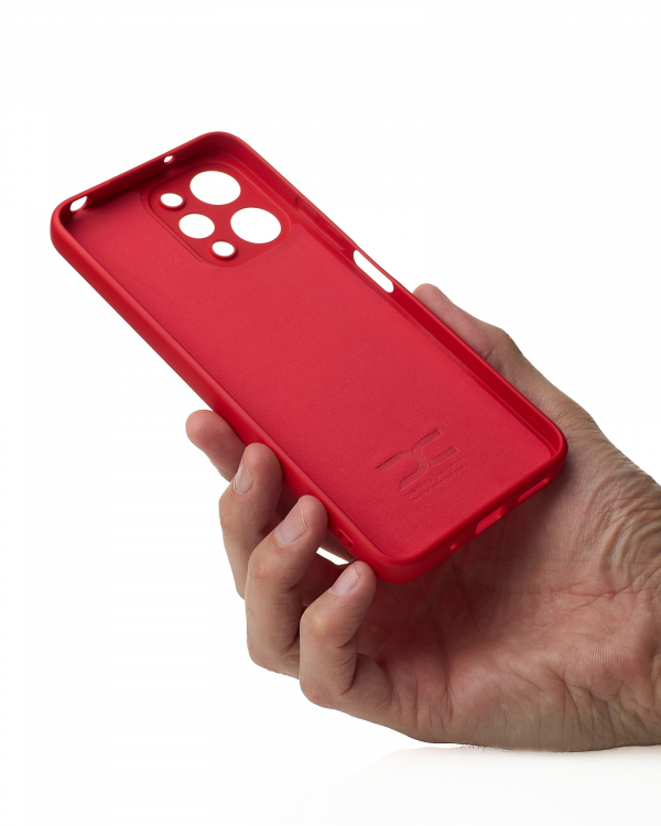 Силиконовый чехол SOFT Silicone Case для Xiaomi Redmi 12 (без лого) красный