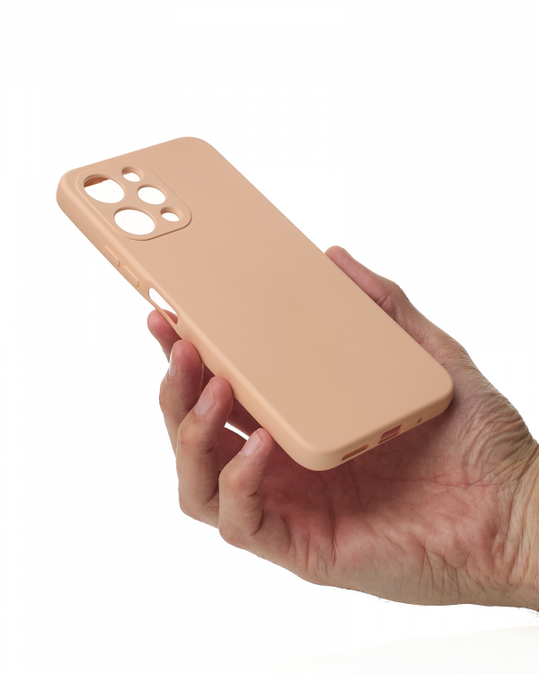 Силиконовый чехол SOFT Silicone Case для Xiaomi Redmi 12 (без лого) пудра