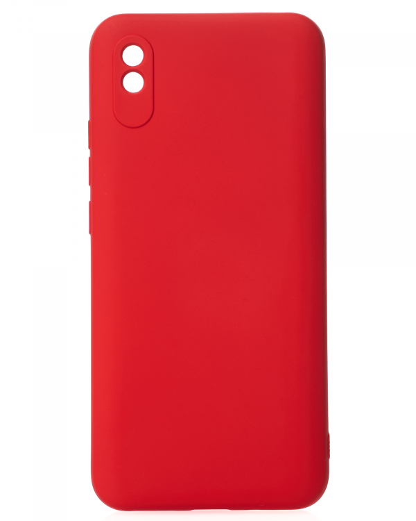 Силиконовый чехол SOFT Silicone Case для Xiaomi Redmi 9A/9i Sport/9a Sport (без лого) красный