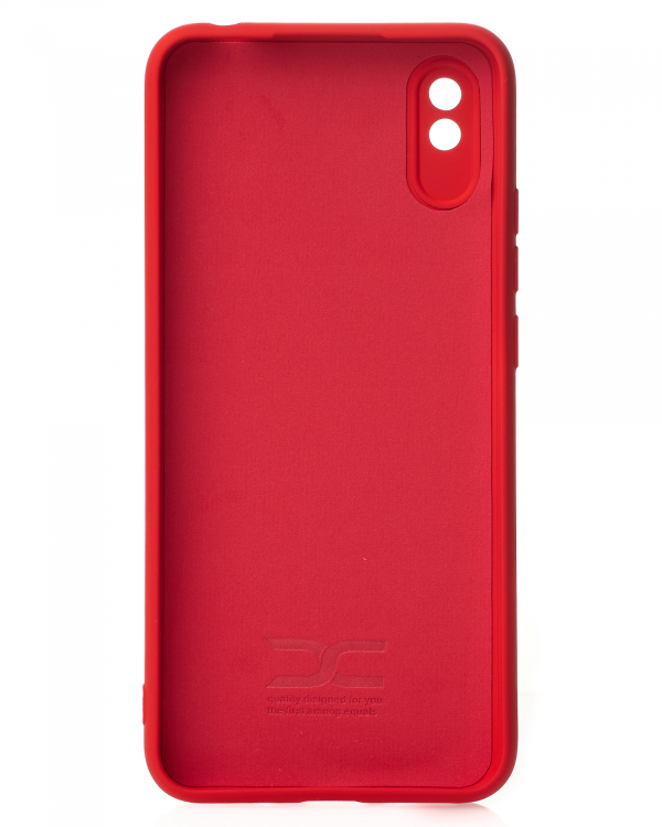 Силиконовый чехол SOFT Silicone Case для Xiaomi Redmi 9A/9i Sport/9a Sport (без лого) красный