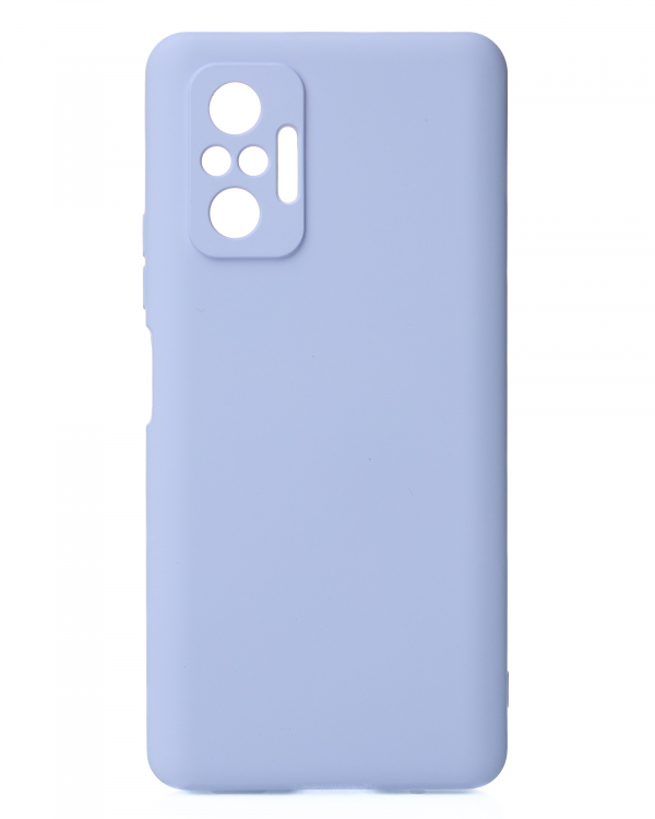 Силиконовый чехол SOFT Silicone Case для Xiaomi Redmi Note 10 Pro (без лого) фиалковый