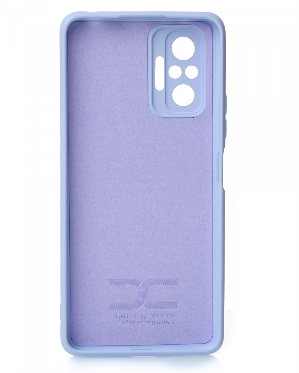Силиконовый чехол SOFT Silicone Case для Xiaomi Redmi Note 10 Pro (без лого) фиалковый