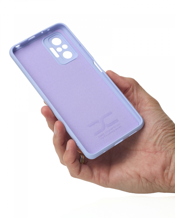 Силиконовый чехол SOFT Silicone Case для Xiaomi Redmi Note 10 Pro (без лого) фиалковый