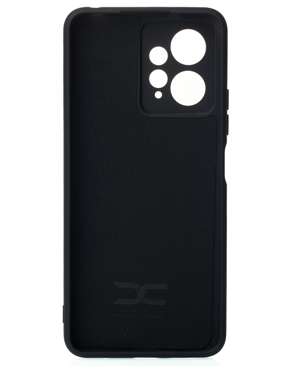 Силиконовый чехол SOFT Silicone Case для Xiaomi Redmi Note 12 4G (без лого) черный