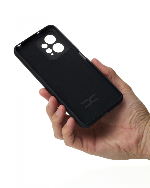 Силиконовый чехол SOFT Silicone Case для Xiaomi Redmi Note 12 4G (без лого) черный