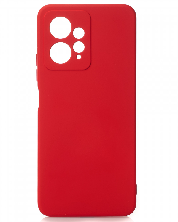 Силиконовый чехол SOFT Silicone Case для Xiaomi Redmi Note 12 4G (без лого) красный