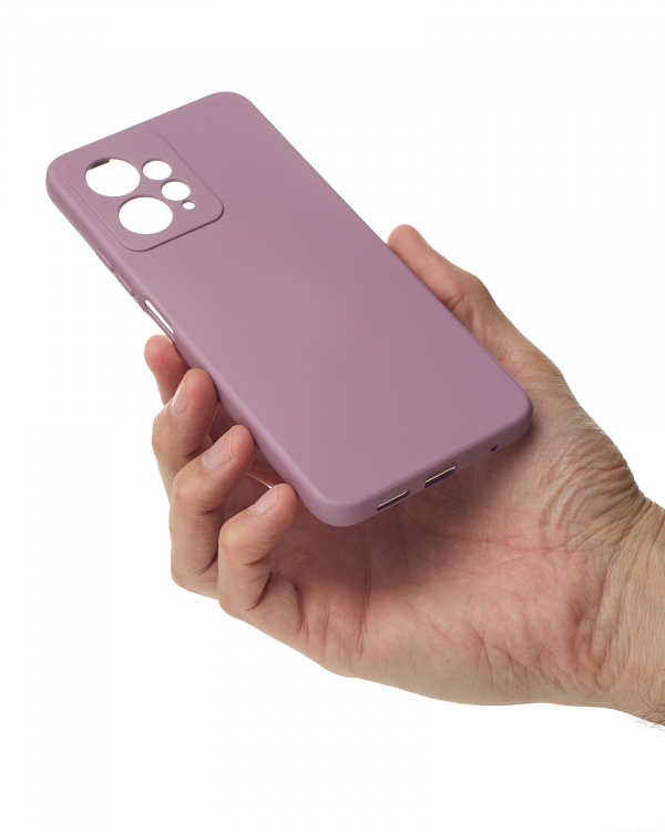 Силиконовый чехол SOFT Silicone Case для Xiaomi Redmi Note 12 4G (без лого) лаванда