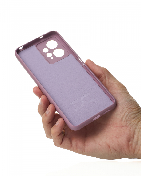 Силиконовый чехол SOFT Silicone Case для Xiaomi Redmi Note 12 4G (без лого) лаванда