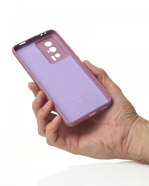 Силиконовый чехол SOFT Silicone Case для Xiaomi Poco F5 Pro (без лого) лаванда