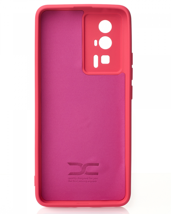 Силиконовый чехол SOFT Silicone Case для Xiaomi Poco F5 Pro (без лого) малиновый