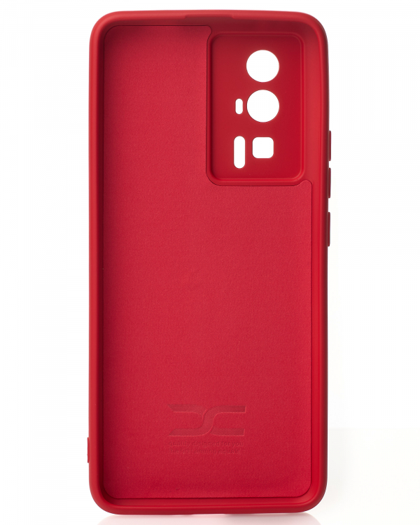 Силиконовый чехол SOFT Silicone Case для Xiaomi Poco F5 Pro (без лого) красный