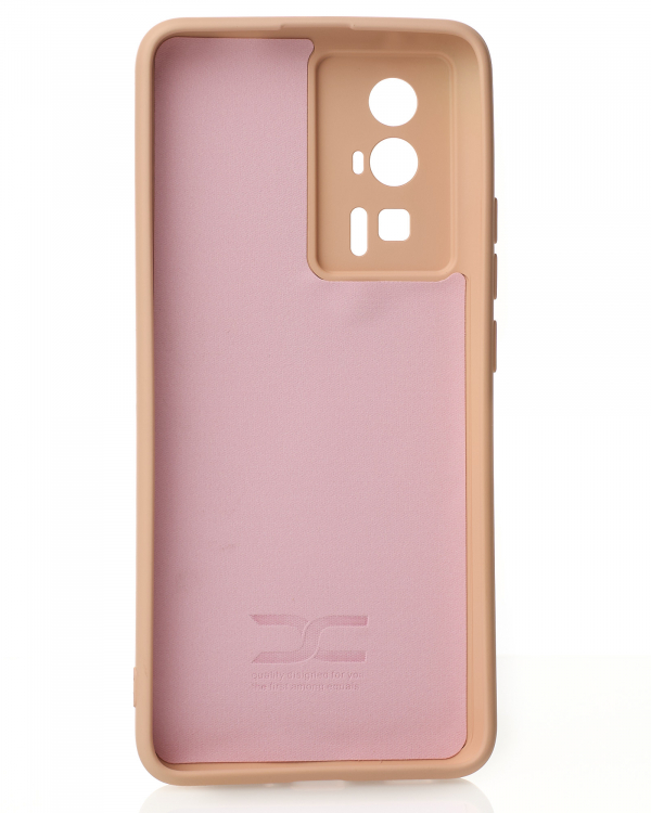 Силиконовый чехол SOFT Silicone Case для Xiaomi Poco F5 Pro (без лого) пудра