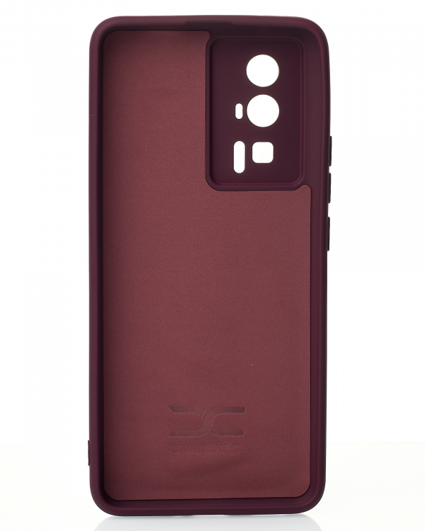 Силиконовый чехол SOFT Silicone Case для Xiaomi Poco F5 Pro (без лого) бордовый