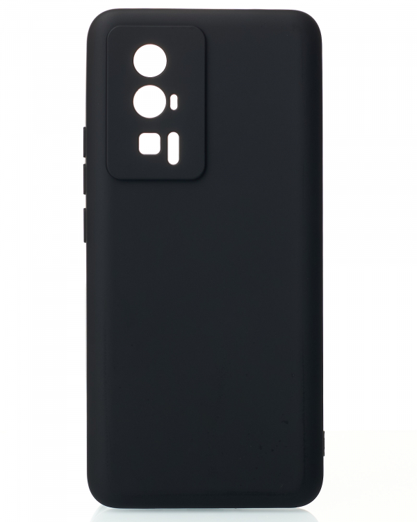 Силиконовый чехол SOFT Silicone Case для Xiaomi Poco F5 Pro (без лого) черный