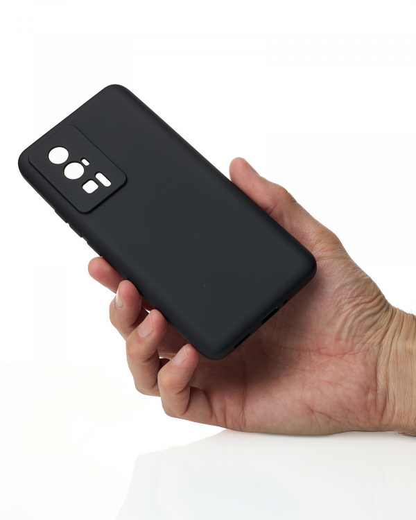 Силиконовый чехол SOFT Silicone Case для Xiaomi Poco F5 Pro (без лого) черный