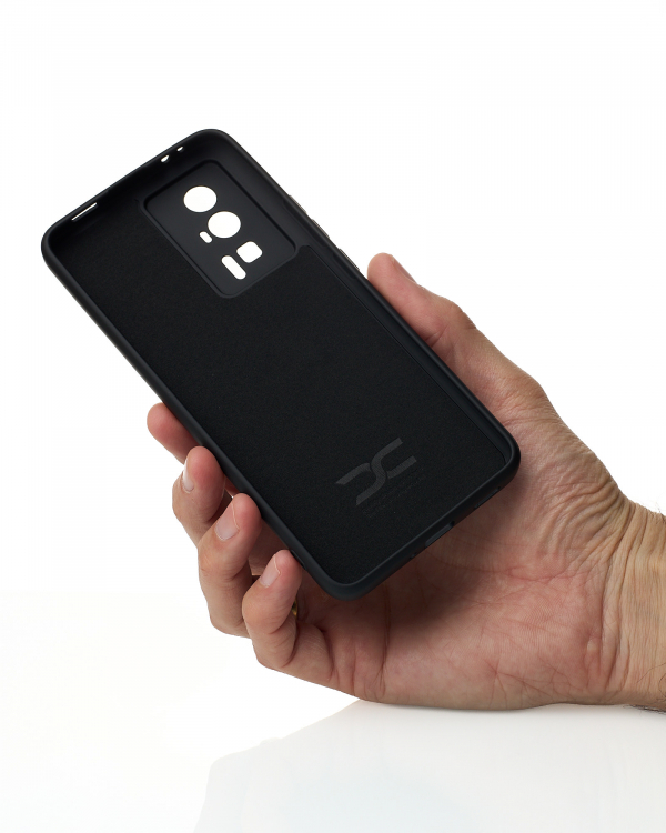 Силиконовый чехол SOFT Silicone Case для Xiaomi Poco F5 Pro (без лого) черный